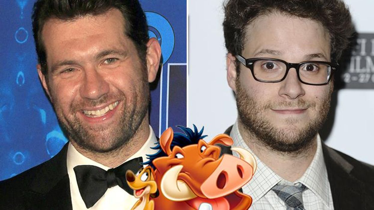 <p>Are Billy Eichner and Seth Rogan Going to Be Disney's New Timon & Pumbaa?</p>