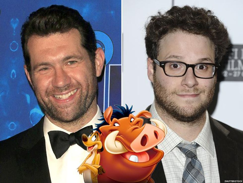 Are Billy Eichner and Seth Rogan Going to Be Disney's New Timon & Pumbaa?