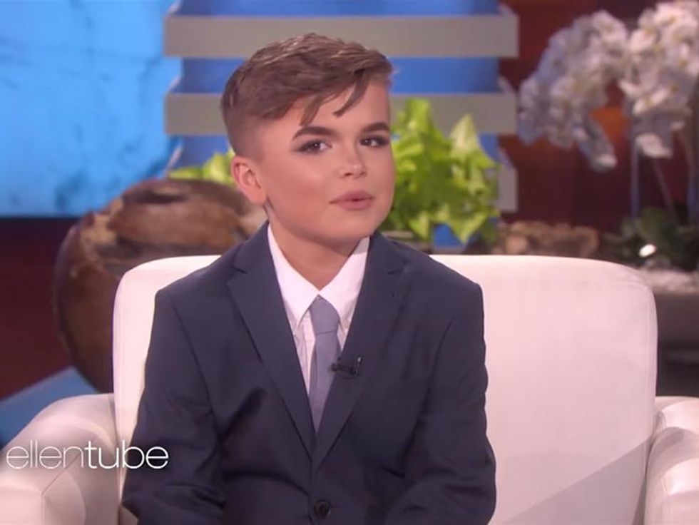 Ellen Is Inspired by This 12-Year-Old Who Got Bullied for Wearing Makeup