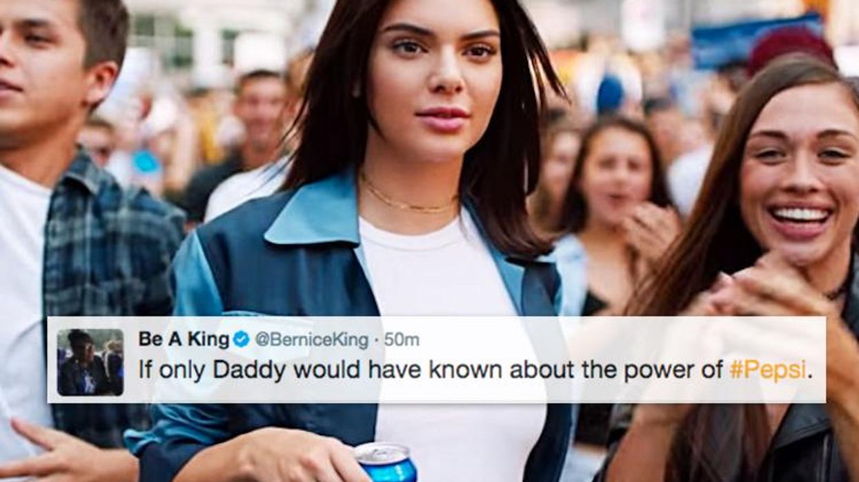 Even Martin Luther King Jr.'s Daughter Couldn't Believe Kendall Jenner's Cringey Pepsi Ad