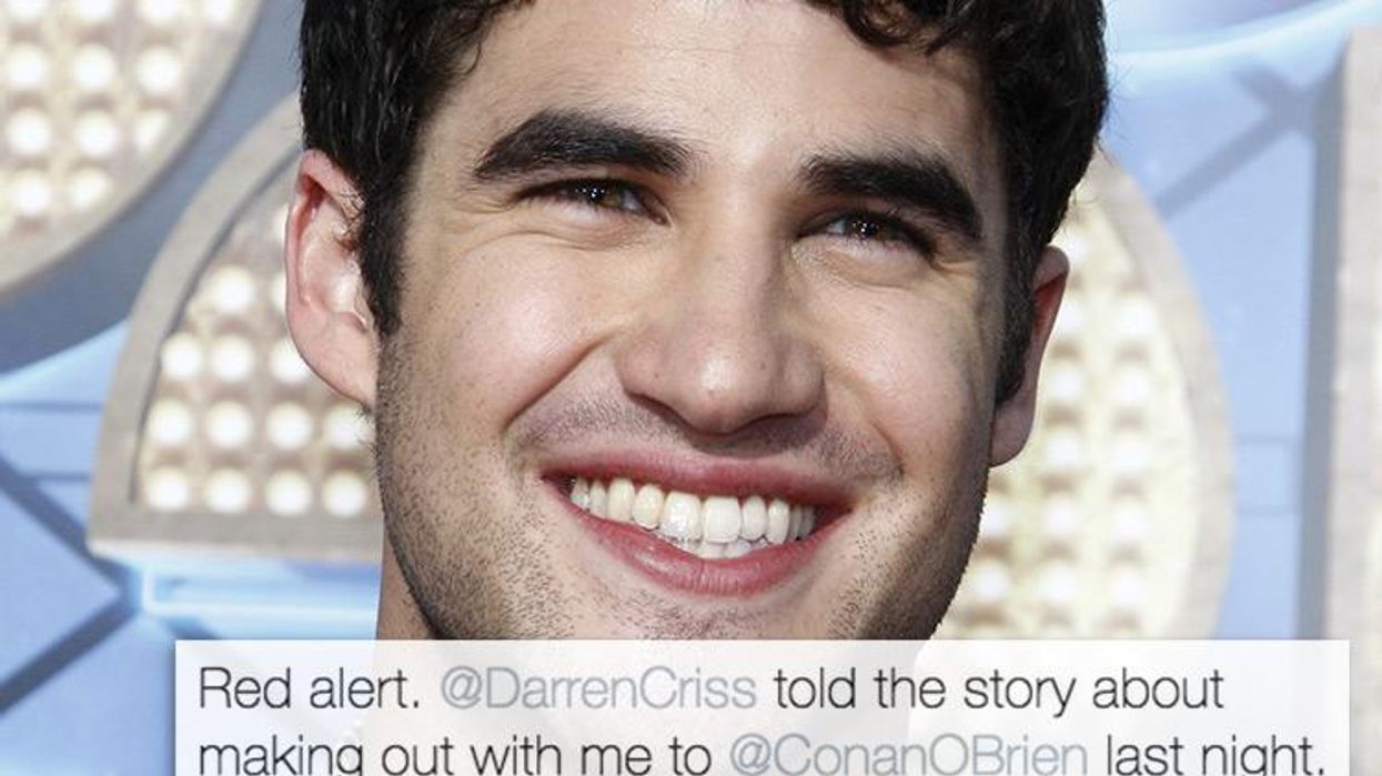 <p>Darren Criss Made Out with a Gay Porn Star</p>