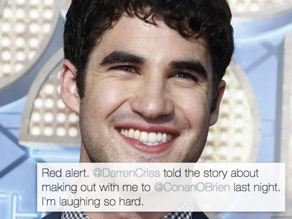 Darren Criss Made Out with a Gay Porn Star