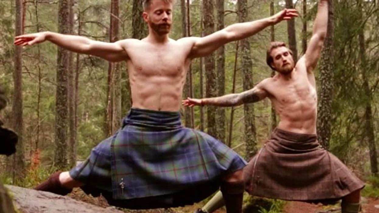 <p>These Shirtless, Kilted Yogis Will Make Your Morning So Much Better</p>