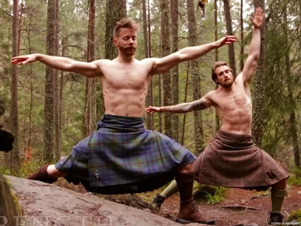 These Shirtless, Kilted Yogis Will Make Your Morning So Much Better