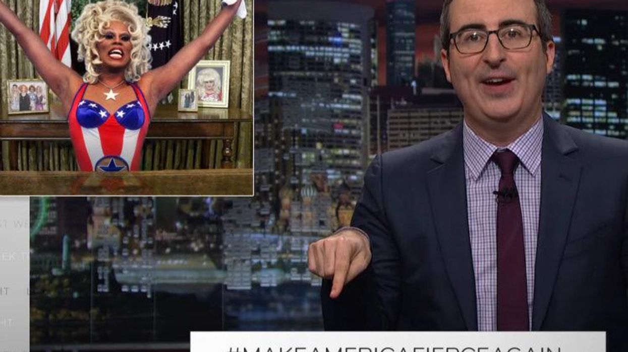 <p>John Oliver Wants RuPaul for President (and We Couldn't Agree More)</p>
