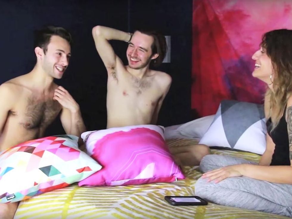 What Happens When a Gay Couple Shows a Lesbian Their Penises?