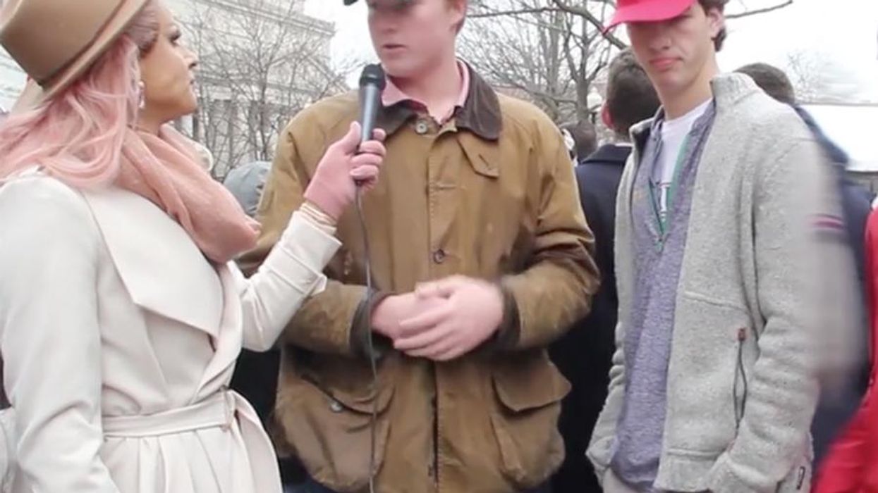 <p>Courtney Act Went To Trump's Inauguration So You Don't Have To</p>