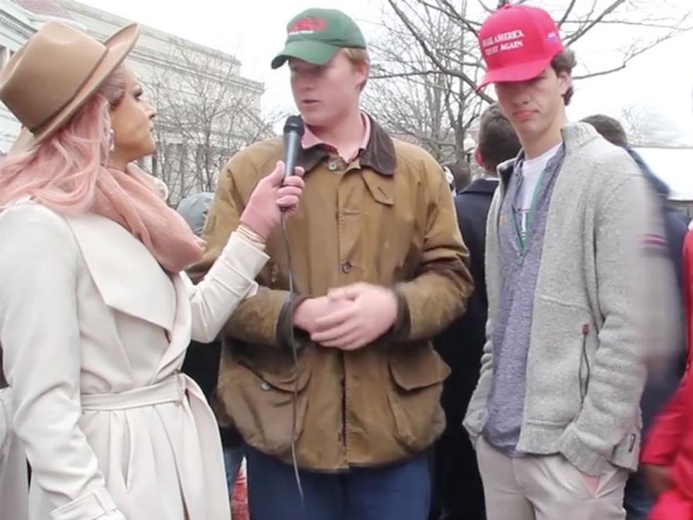 Courtney Act Went To Trump's Inauguration So You Don't Have To
