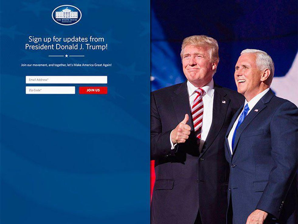 The White House Website Has Already Scrubbed All Traces of the LGBT Community and It's Personal