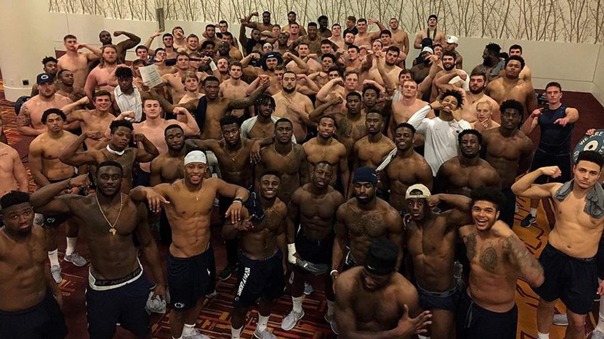 <p>The Internet Is Thirsty for Penn State's Shirtless Football Players</p>