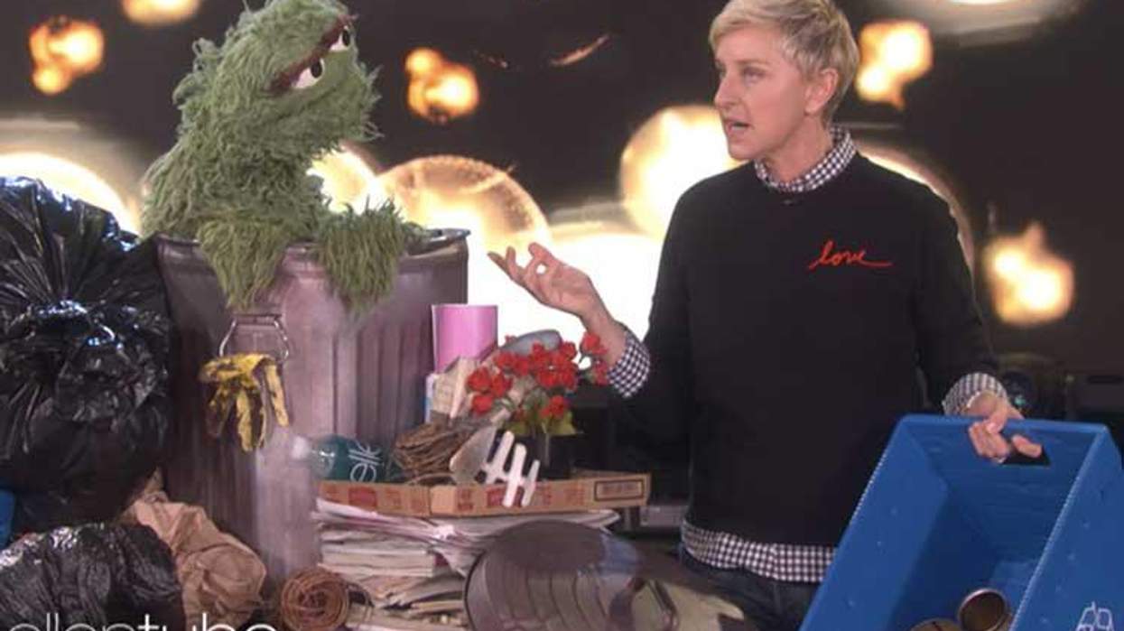 <p>Now Is the Perfect Time for Ellen DeGeneres to Teach Oscar the Grouch Some Kindness </p>