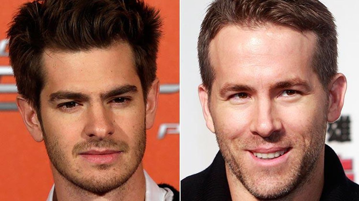 <p>Yes, Ryan Reynolds & Andrew Garfield Kissed Last Night</p>