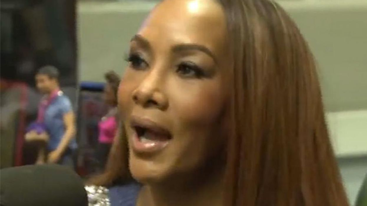 <p>Vivica A. Fox Doesn't Want Gay Men at Her All-Male Strip Show</p>