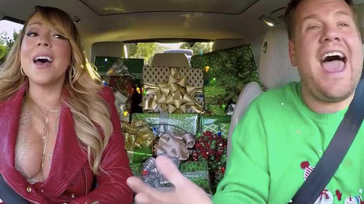 Mariah, Gaga, Adele, and Elton Belting "All I Want for Christmas is You" on Carpool Karaoke Is Everything