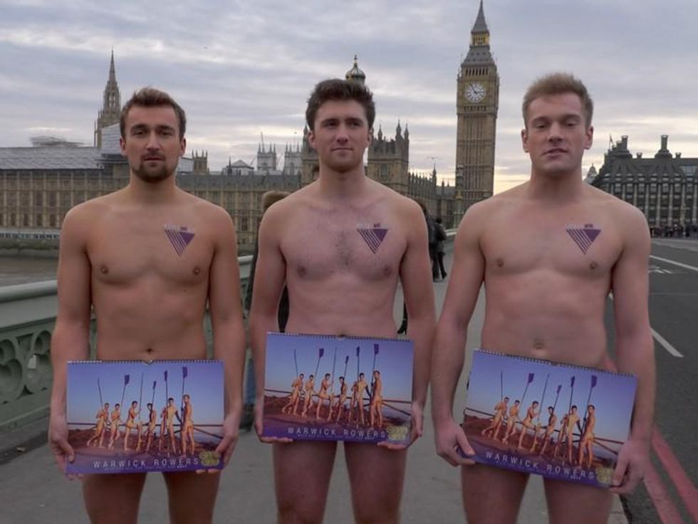 The Warwick Rowers Stripped (Again) to Deliver a Message to Trump & Pence