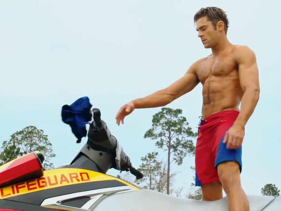Zac Efron's 'Baywatch' Trailer Hits the Beach and We're Drooling in Slow-Mo