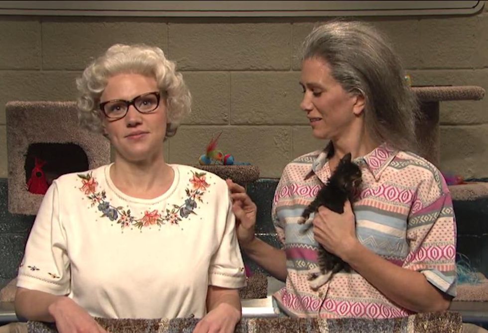 Kate McKinnon and Kristen Wiig Are Cat Lady Soulmates In New 'Whiskers R We'