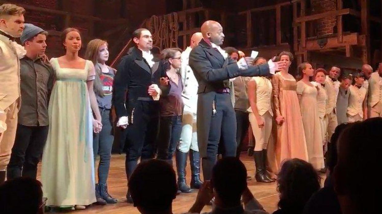 <p>Hamilton Cast Speaks for Us All When Delivering a Plea to Mike Pence on Behalf of Humanity </p>