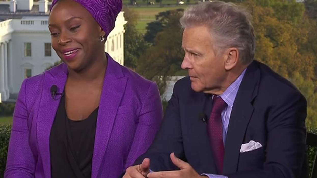 <p>Chimamanda Ngozi Adichie Shut Down This Man Who Doesn't Think Trump Is Racist</p>