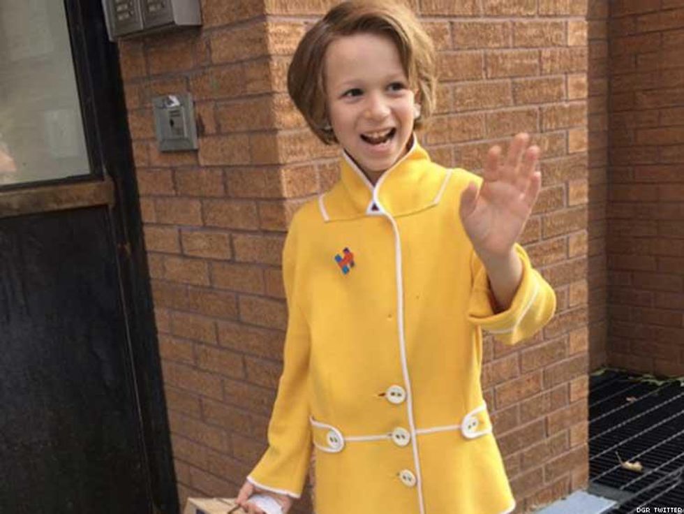 Homophobes and Haters on Twitter Came for this Adorable Little Boy Dressed as Hillary Clinton