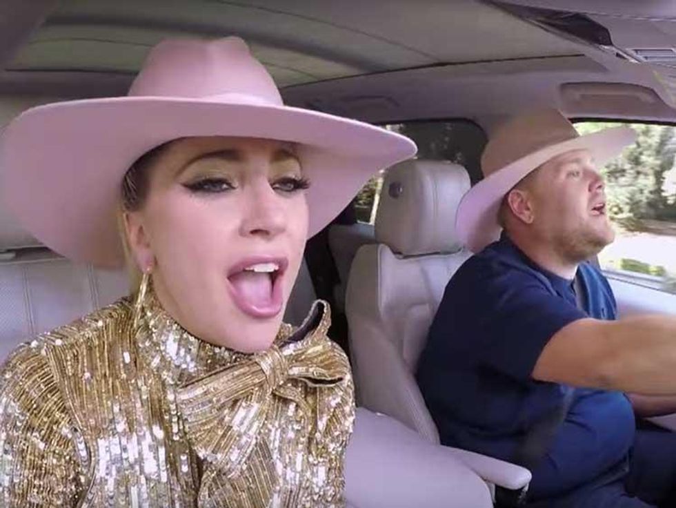 Lady Gaga Proves She's the Queen of Carpool Karaoke with James Corden 