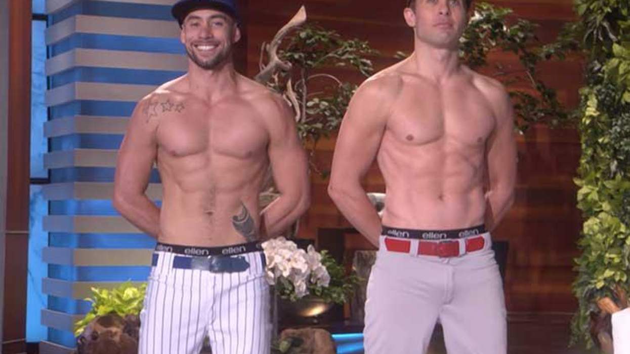 <p>Ellen Deserves All the Home Runs Thanks to Her Sexy Shirtless World Series Prediction</p>