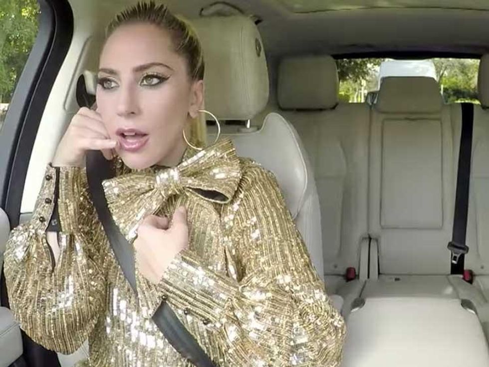Lady Gaga & James Corden's Carpool Karaoke 'Bad Romance' Has Our Paws Up 
