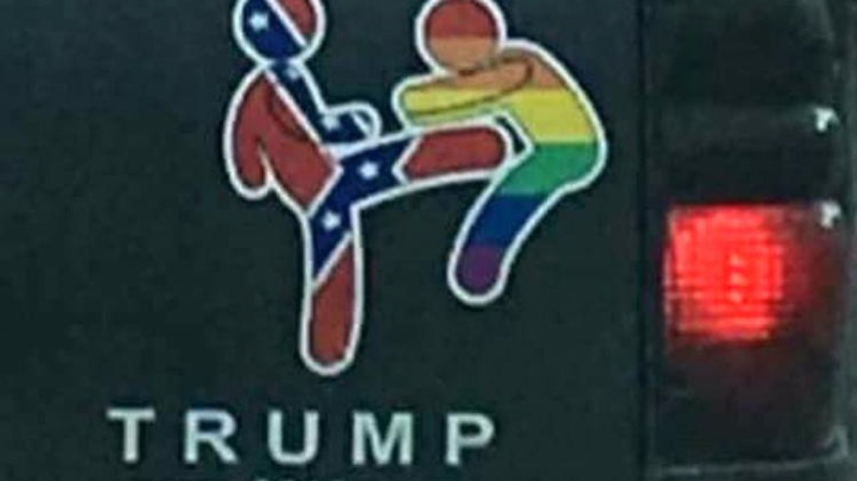 <p>This LGBT-Bashing Bumper Sticker on a Pro-Trump Car Will Make You Sick</p>