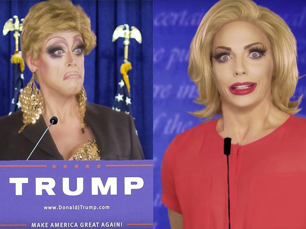 The Presidential Election Just Got the Hilarious 'Drag Race' Treatment It Deserves