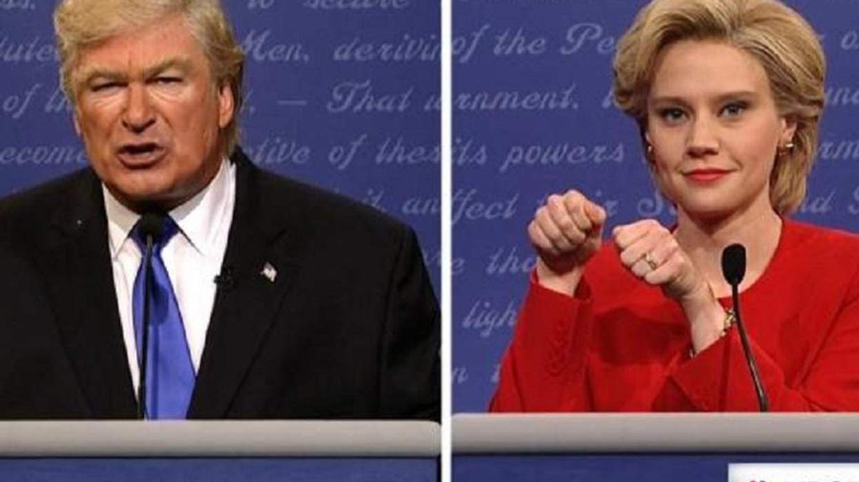 <p>Kate McKinnon as Hillary Clinton Will Get Us Through This Ridiculous Election</p>