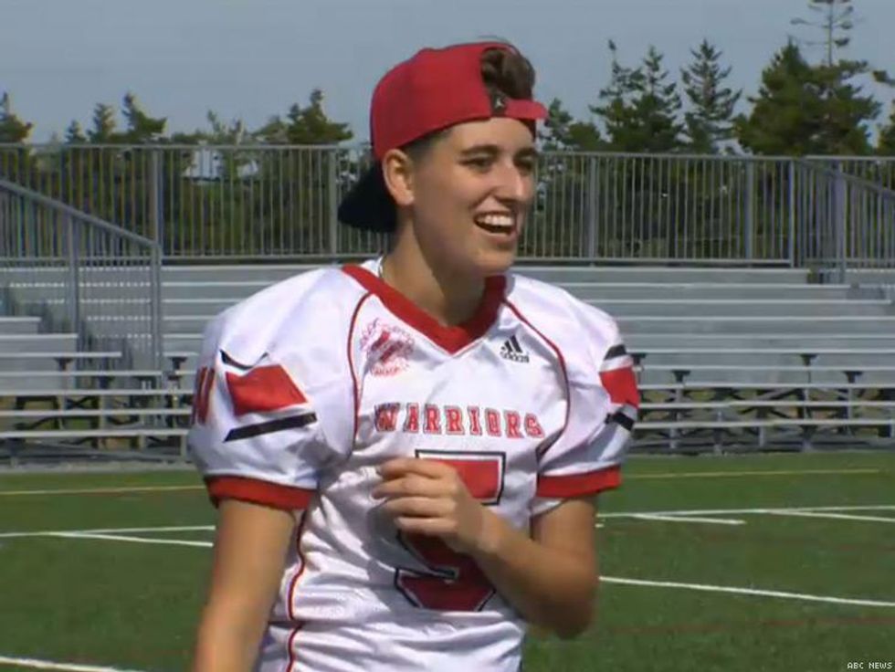 This High School Football Team Just Welcomed Its First Trans Player