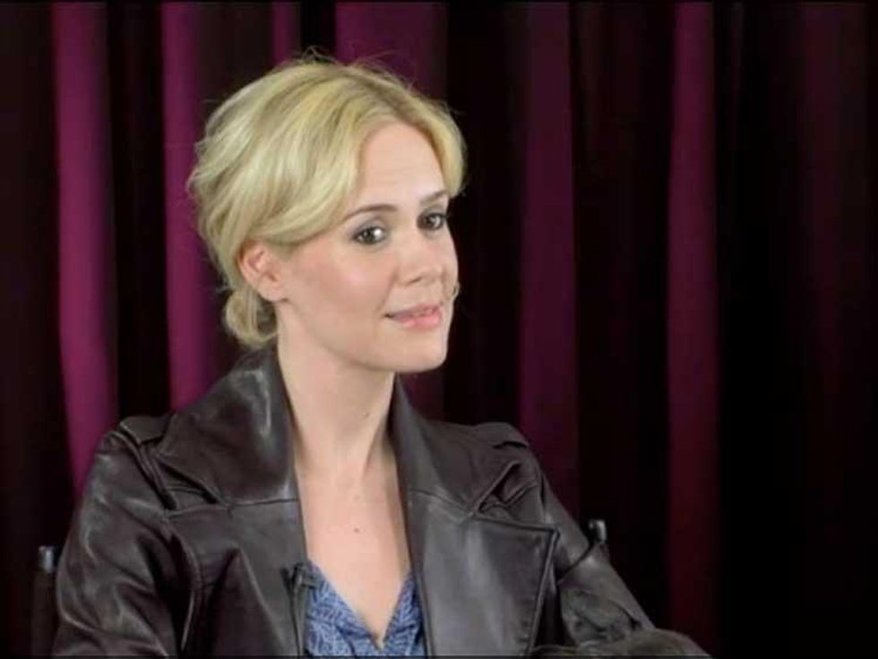 That Time Emmy Nominee Sarah Paulson Talked to Us About Lesbian TV Crushes and Lady Gaga 