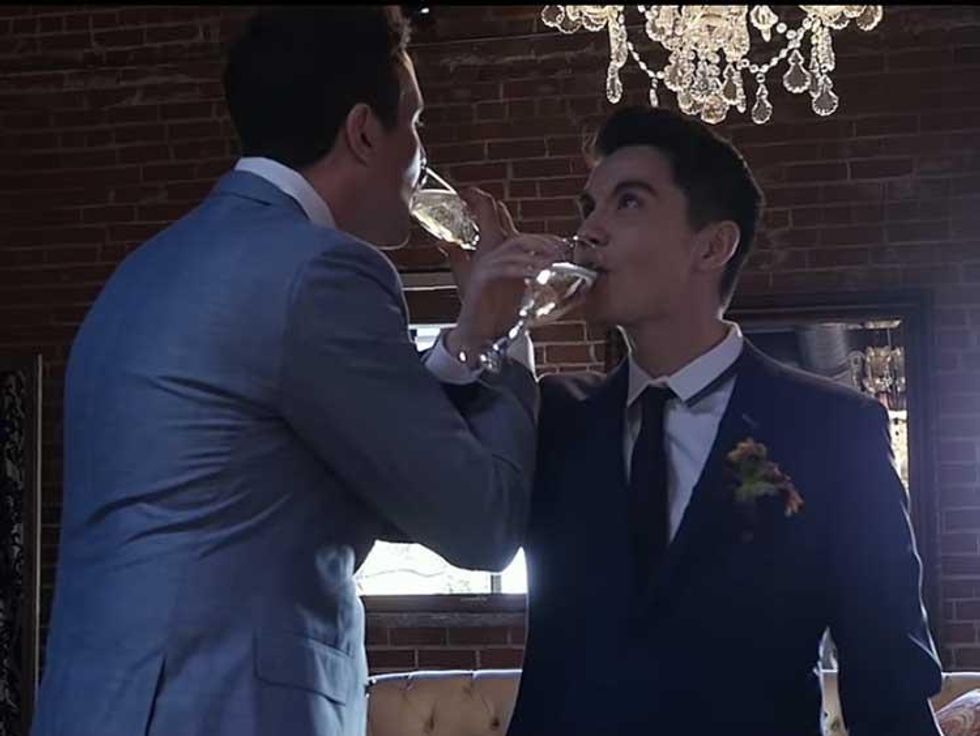 24 Thoughts Single People Have Watching Sam Tsui and Casey Breves' Adorable Wedding