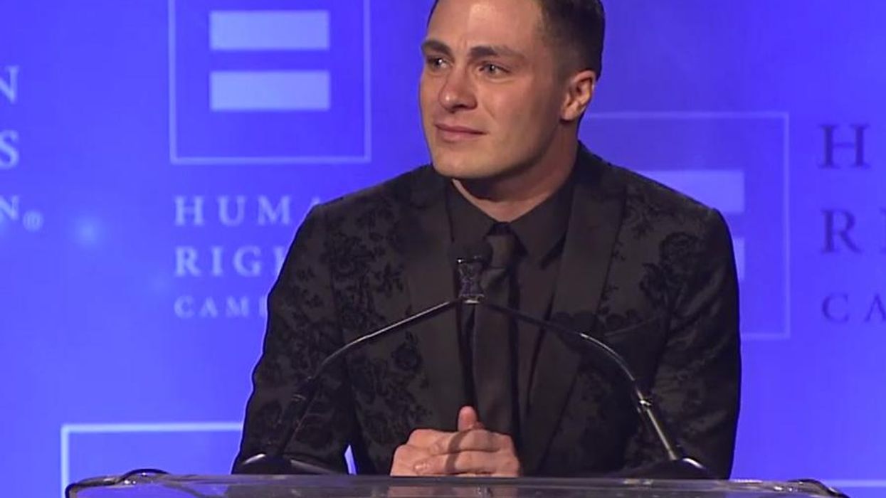 <p>Colton Haynes Promises to Set a Good Example for LGBTQ Youth</p>