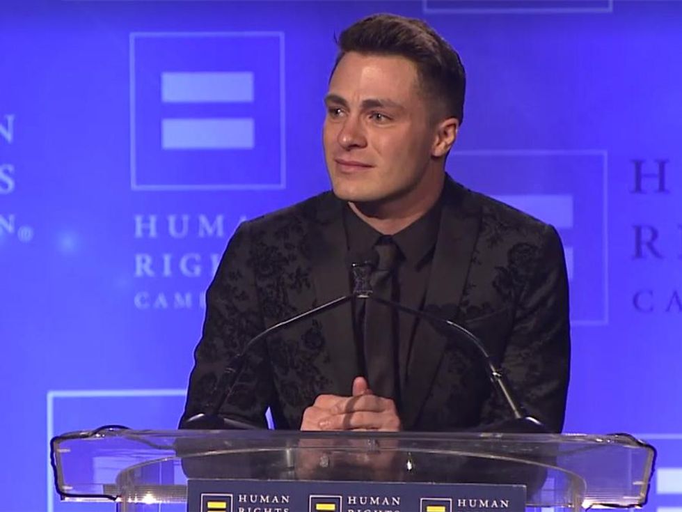 Colton Haynes Promises to Set a Good Example for LGBTQ Youth