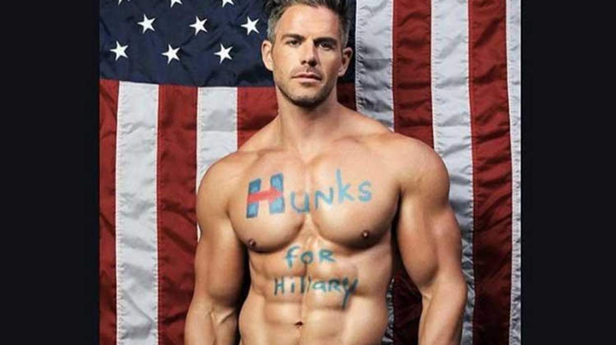 This #HunksforHillary Spokesmodel is Your Political Wet Dream Come True