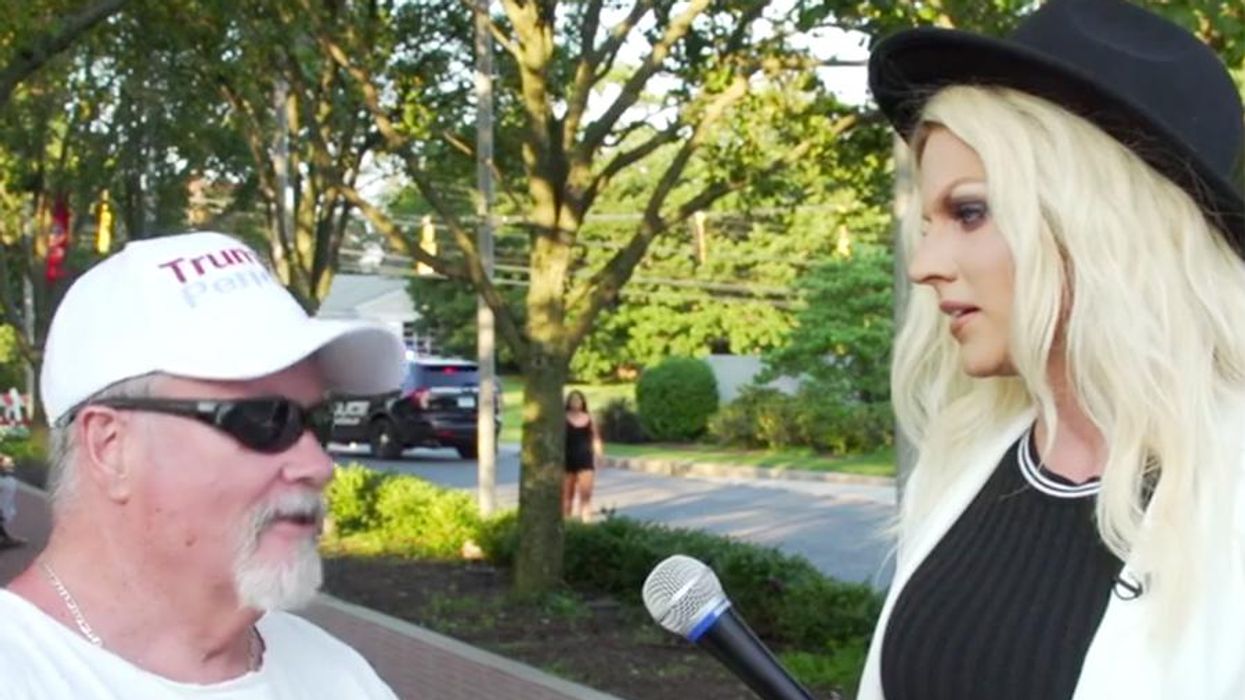 <p>Courtney Act Endured a Trump Rally So We Don't Have To</p>