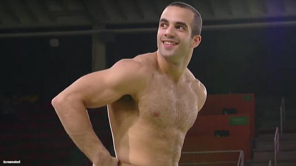 Danell Leyva's Shirtless Gymnastics Routine Deserves ALL the Medals
