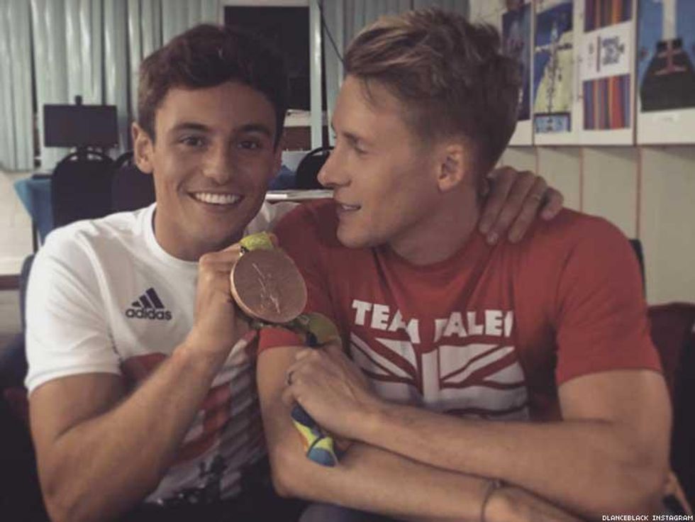 10 Times Olympian Tom Daley and Dustin Lance Black Were the Cutest 
