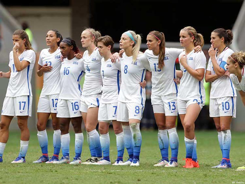 The U.S. Women's Soccer Team May Be Out of the Olympics, But They're Forever In Our Hearts