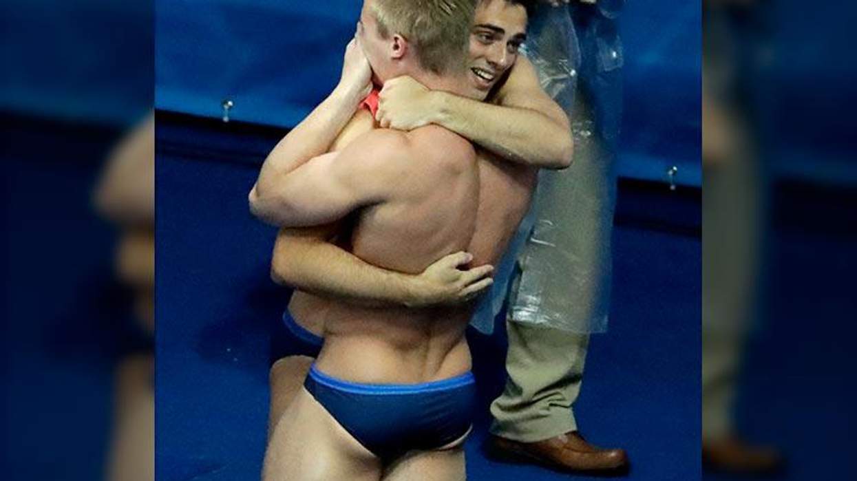 <p>The <em>Daily Mail </em>Brought Homophobia to the Olympics by Saying "Real Men" Don't Hug — and It's Total BS</p>
