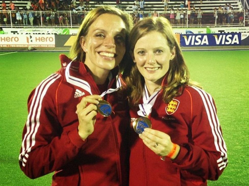 This Adorable Out Olympic Couple Forms the Ultimate Team
