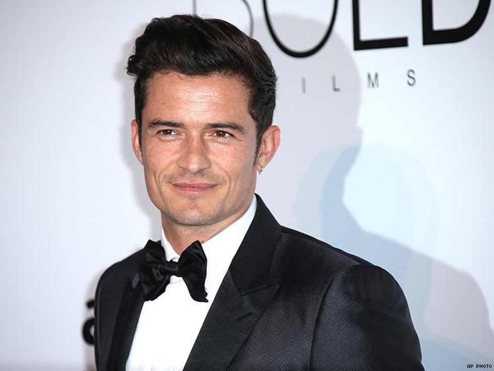 Orlando Bloom Bares It All on the Beach with Katy Perry