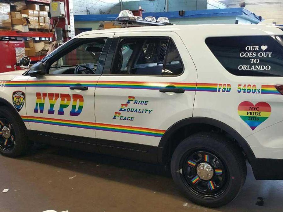 NYPD's New Rainbow SUV Is The Gayest Police Vehicle Ever