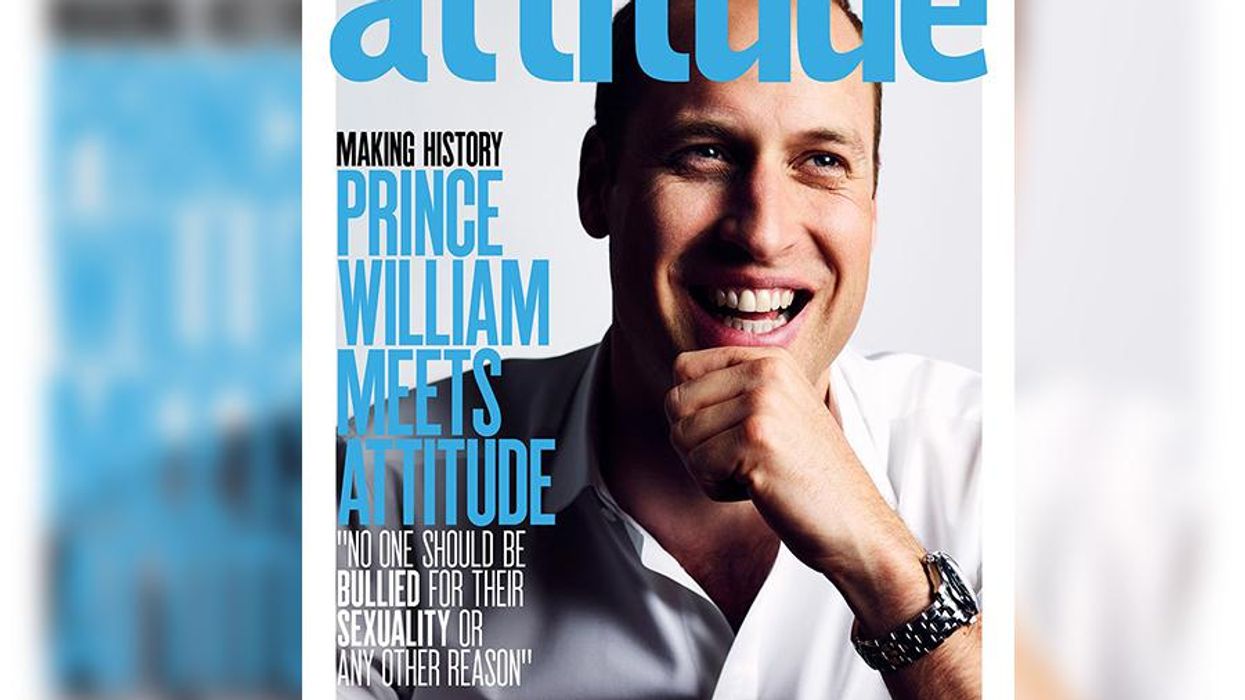<p>Prince William's <em>Attitude</em> Cover Is History in the Making</p>