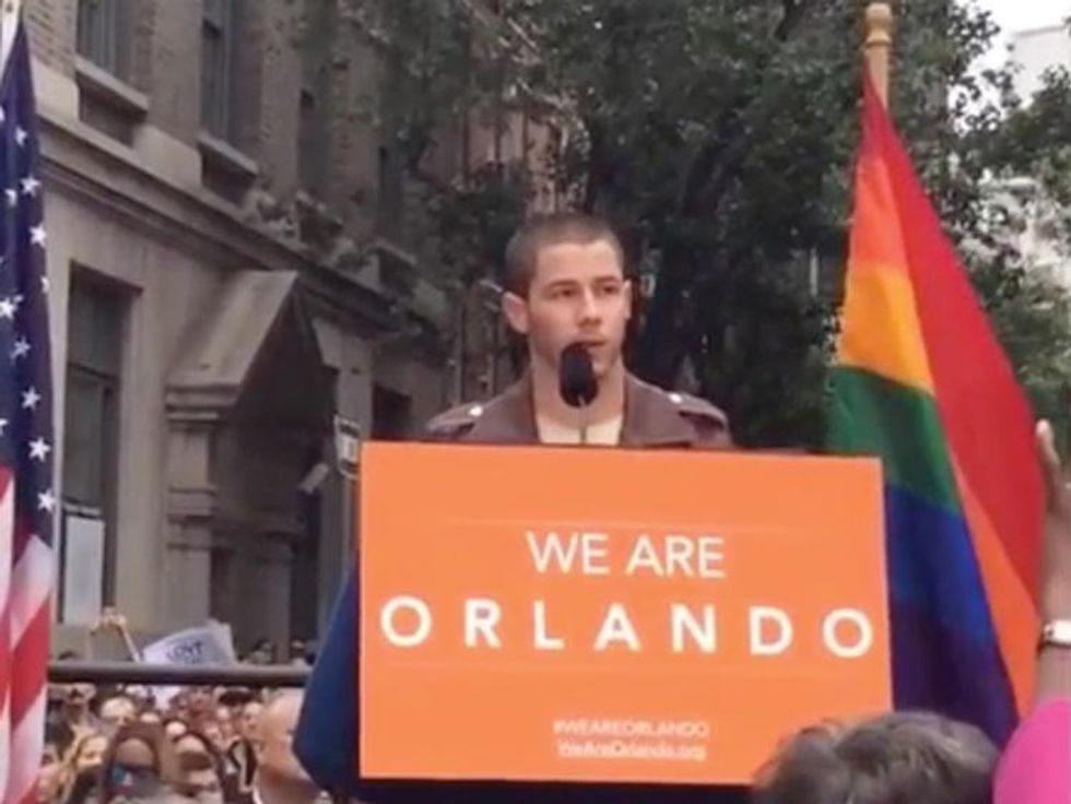 Nick Jonas Spoke at the #WeAreOrlando Vigil, and Some People are Pissed