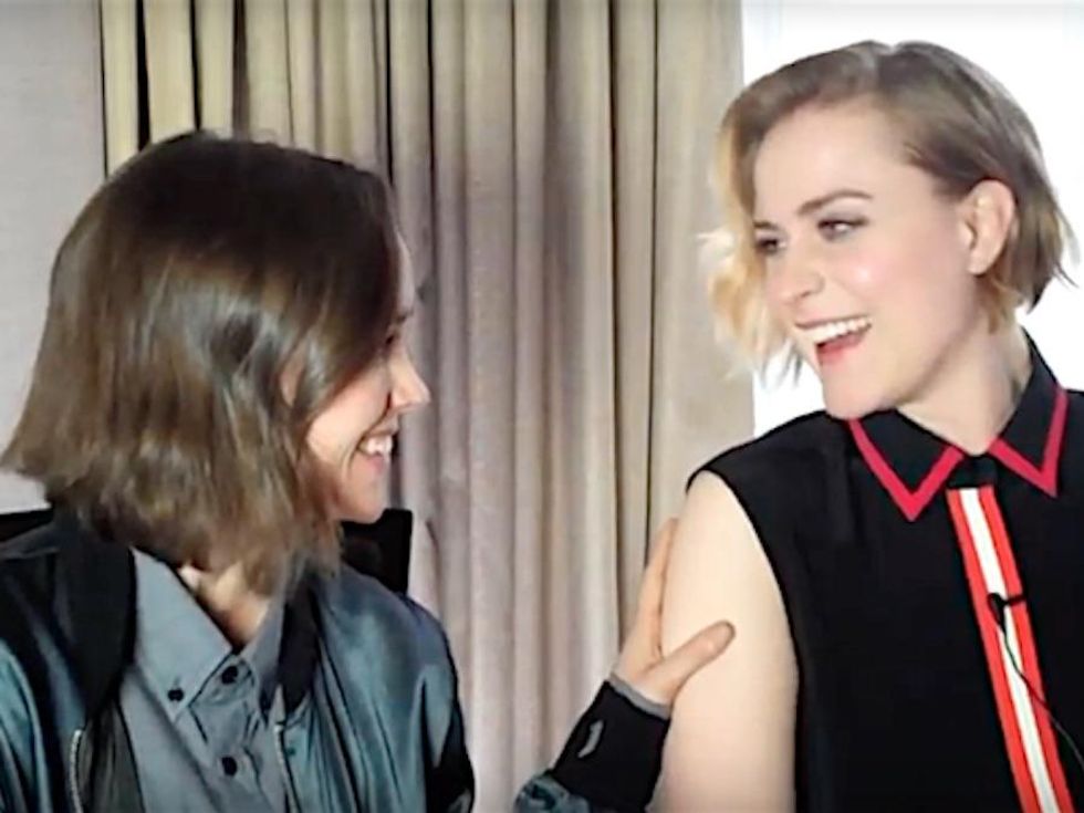 Ellen Page and Evan Rachel Wood Are Adorable and Intense Talking About Into the Forest 