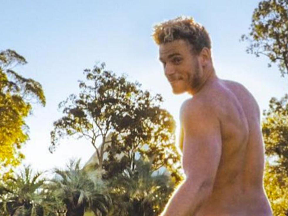 Gus Kenworthy Posing Naked in a Field of Kangaroos Is Everything You Needed Today