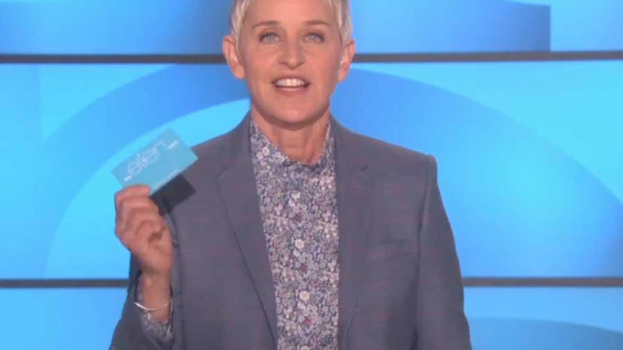 <p>Ellen DeGeneres Takes Your 'Woman Card' and Raises 'The Ellen Card' </p>