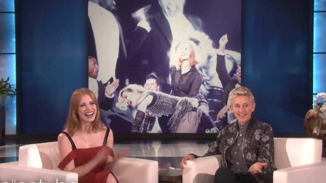 <p>Jessica Chastain Explaining How She Spanked Madonna Could Make Your Friday</p>